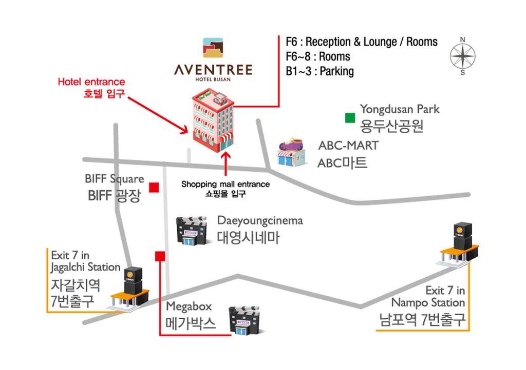 Aventree Hotel Busan Exterior foto